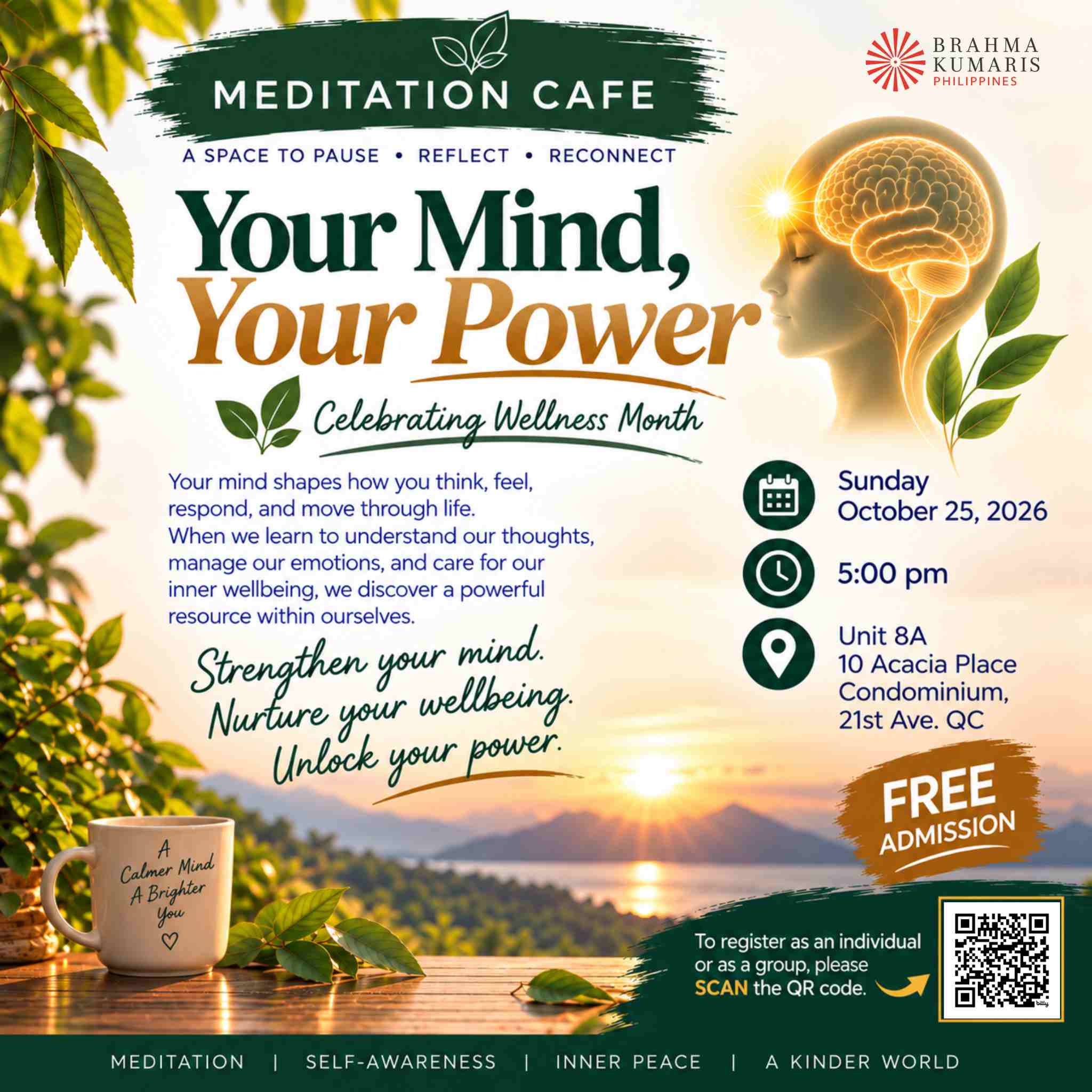 Meditation Cafe – Your Mind, Your Power